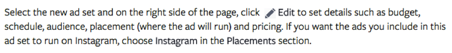 How To Select Ad Set On Instagram Ads